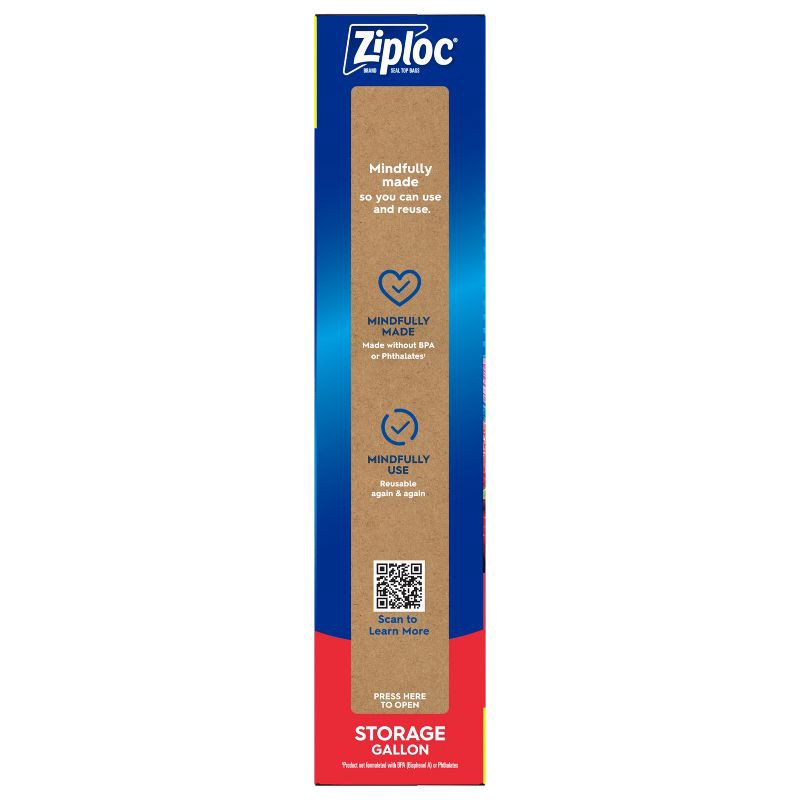slide 2 of 15, Ziploc Storage Gallon Bags with Grip 'n Seal Technology - 22ct, 19 ct