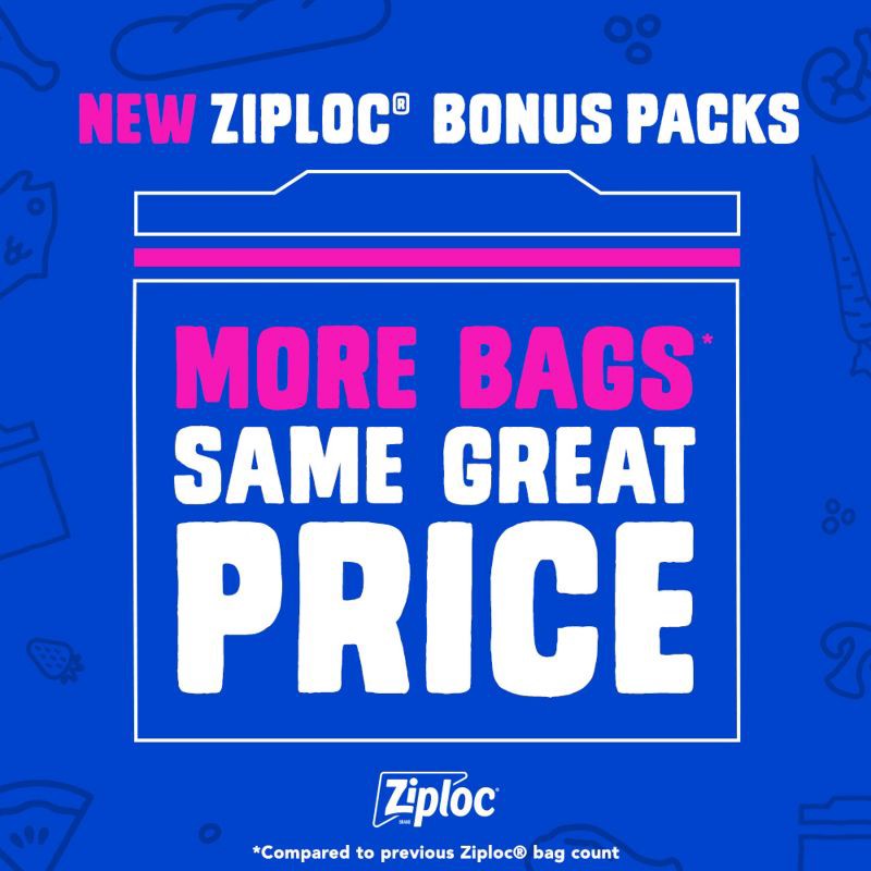 slide 14 of 15, Ziploc Storage Gallon Bags with Grip 'n Seal Technology - 22ct, 19 ct