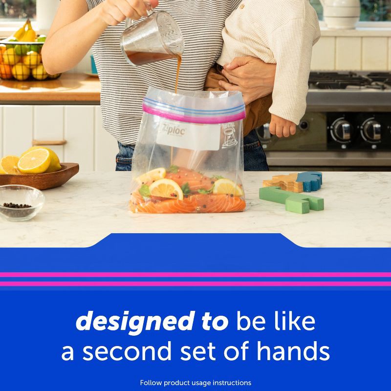 slide 15 of 15, Ziploc Storage Gallon Bags with Grip 'n Seal Technology - 22ct, 19 ct