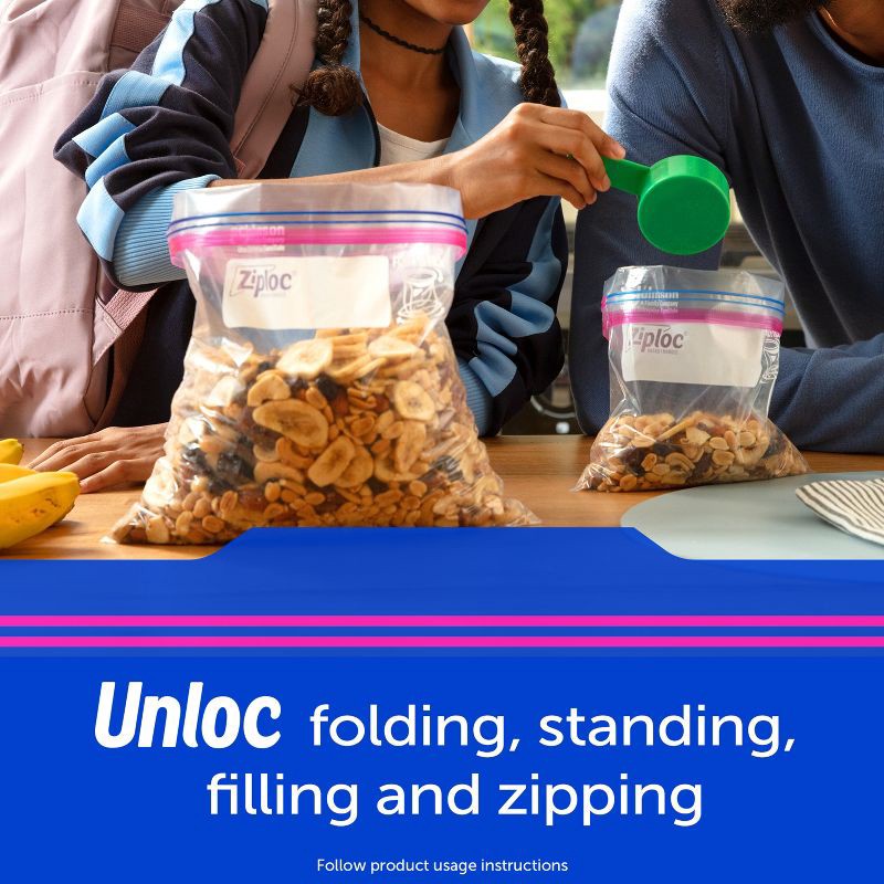 slide 12 of 15, Ziploc Storage Gallon Bags with Grip 'n Seal Technology - 22ct, 19 ct