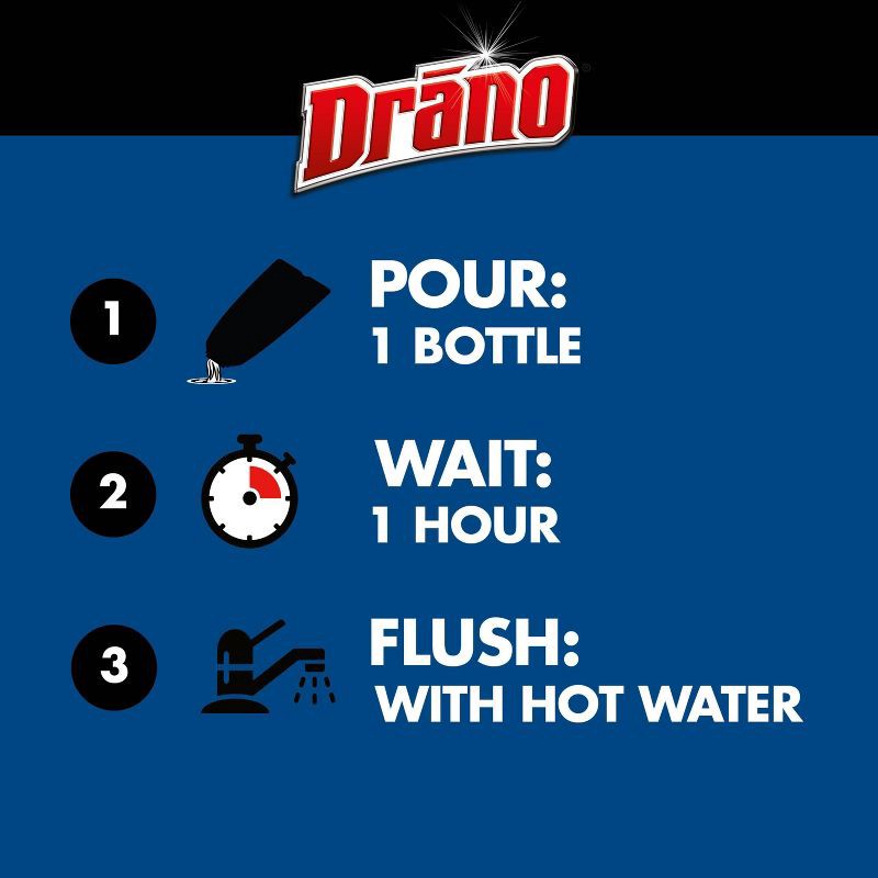 slide 10 of 14, Drano Dual-Force Clog Remover - 17oz, 17 oz