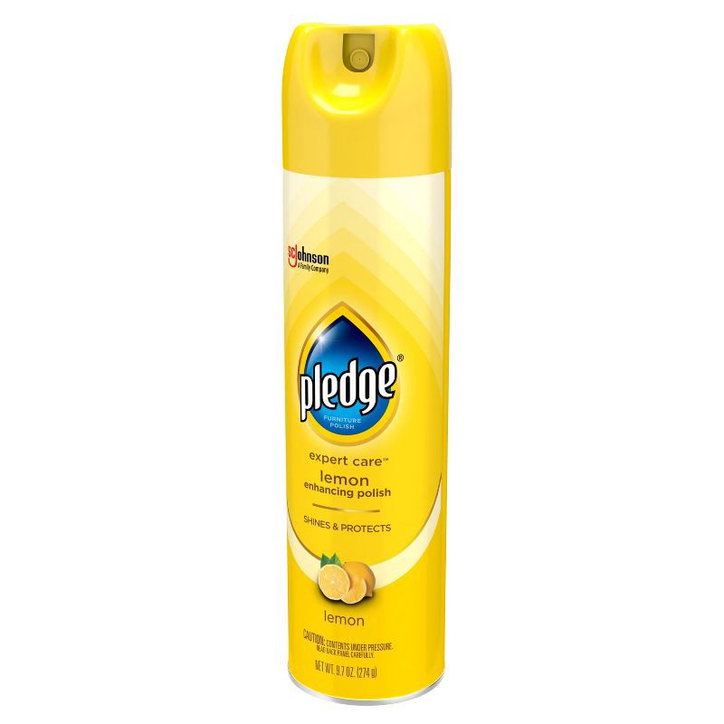 slide 12 of 13, Pledge Multisurface Enhancing Polish Spray - Lemon - 9.7oz, 9.7 oz