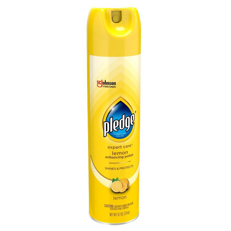 slide 13 of 13, Pledge Multisurface Enhancing Polish Spray - Lemon - 9.7oz, 9.7 oz