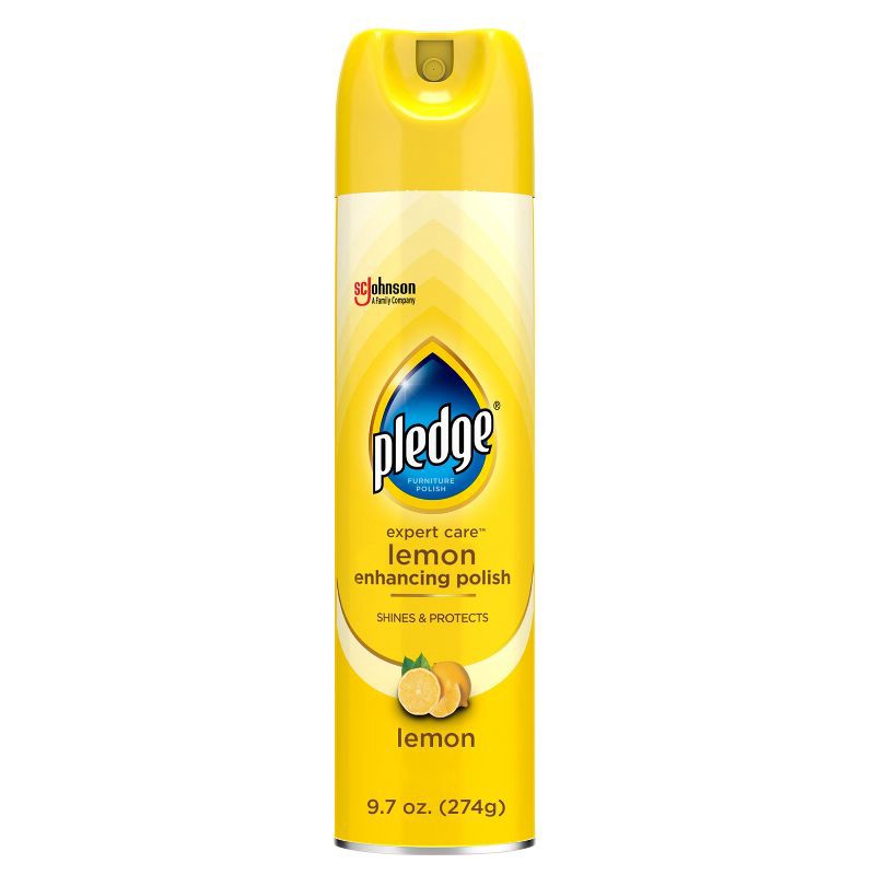 slide 1 of 13, Pledge Expert Care Multi Surface Enhancing Furniture Polish Spray - Lemon - 9.7oz, 9.7 oz