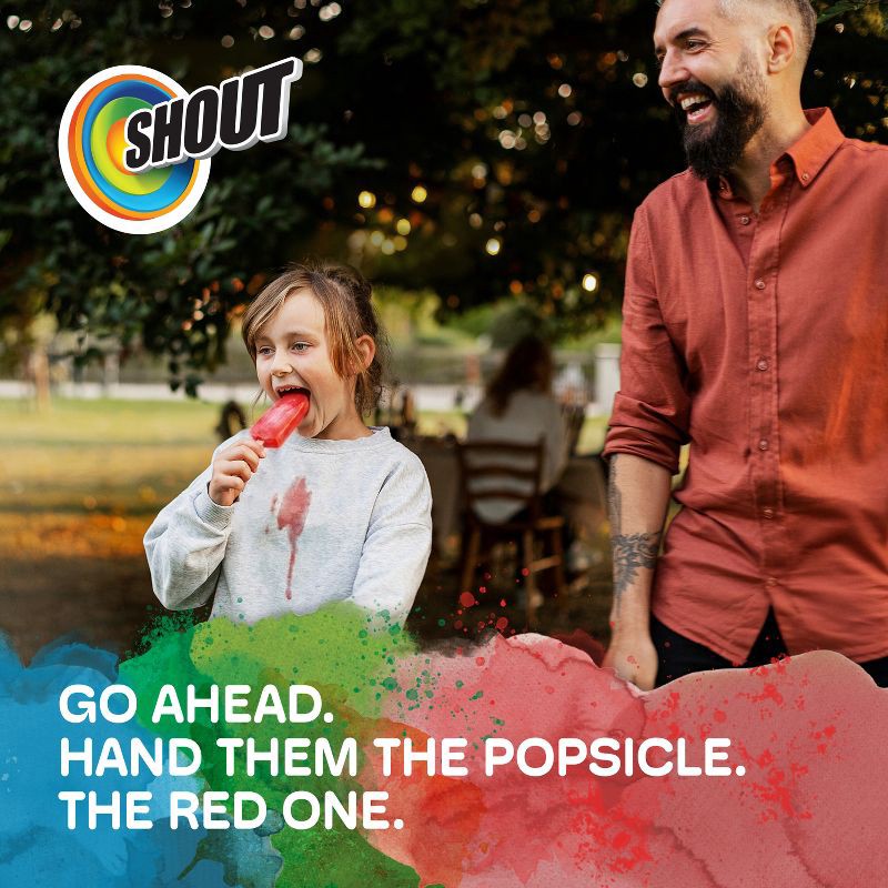 slide 6 of 11, Shout Triple-Acting Laundry Stain Remover Refill - 60 fl oz, 60 fl oz