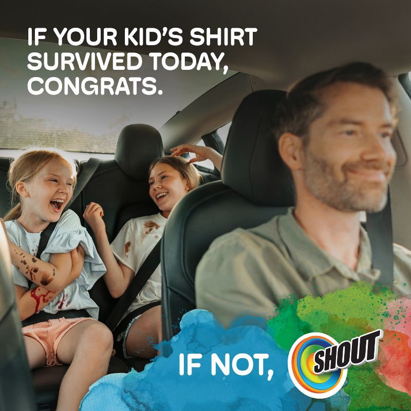 slide 7 of 11, Shout Triple-Acting Laundry Stain Remover Refill - 60 fl oz, 60 fl oz