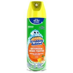 Scrubbing Bubbles Citrus Bathroom Cleaner & Disinfectant Aerosol Spray - 20oz
