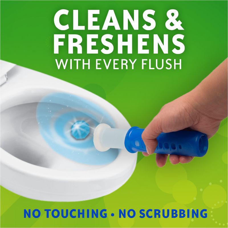 slide 2 of 11, Scrubbing Bubbles Fresh Gel Toilet Bowl Cleaner Stamps - Rainshower - 6ct, 6 ct