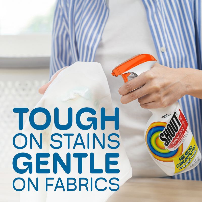 slide 7 of 13, Shout Triple-Acting Stain Remover Spray - 22 fl oz, 22 fl oz