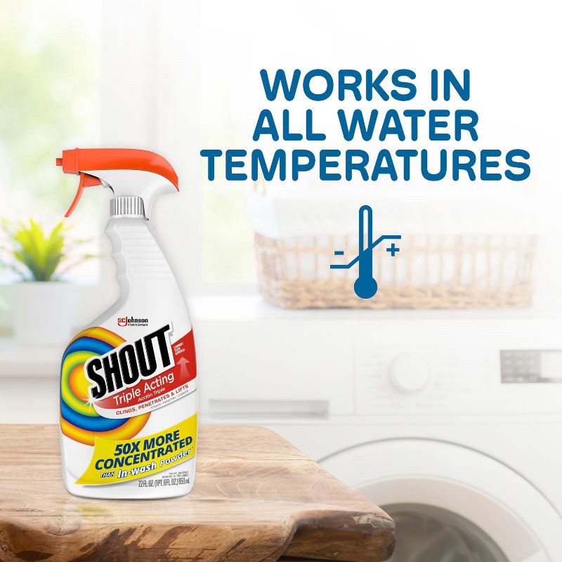 slide 10 of 13, Shout Triple-Acting Stain Remover Spray - 22 fl oz, 22 fl oz
