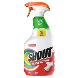 Shout Triple-Acting Laundry Stain Remover Spray - 22 fl oz