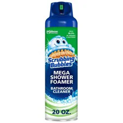 Scrubbing Bubbles Mega Bathroom Shower Cleaner Foam Disinfectant Spray Aerosol - 20oz