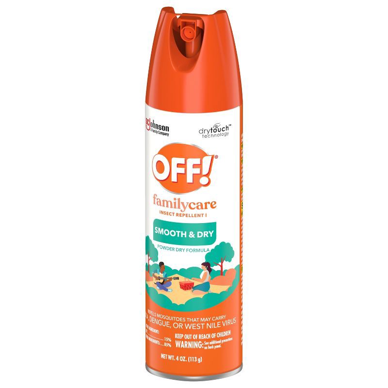 slide 12 of 13, OFF! FamilyCare Mosquito Repellent Bug Spray - Smooth & Dry - 4oz, 4 oz