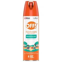 OFF! FamilyCare Mosquito Repellent Bug Spray - Smooth & Dry - 4oz
