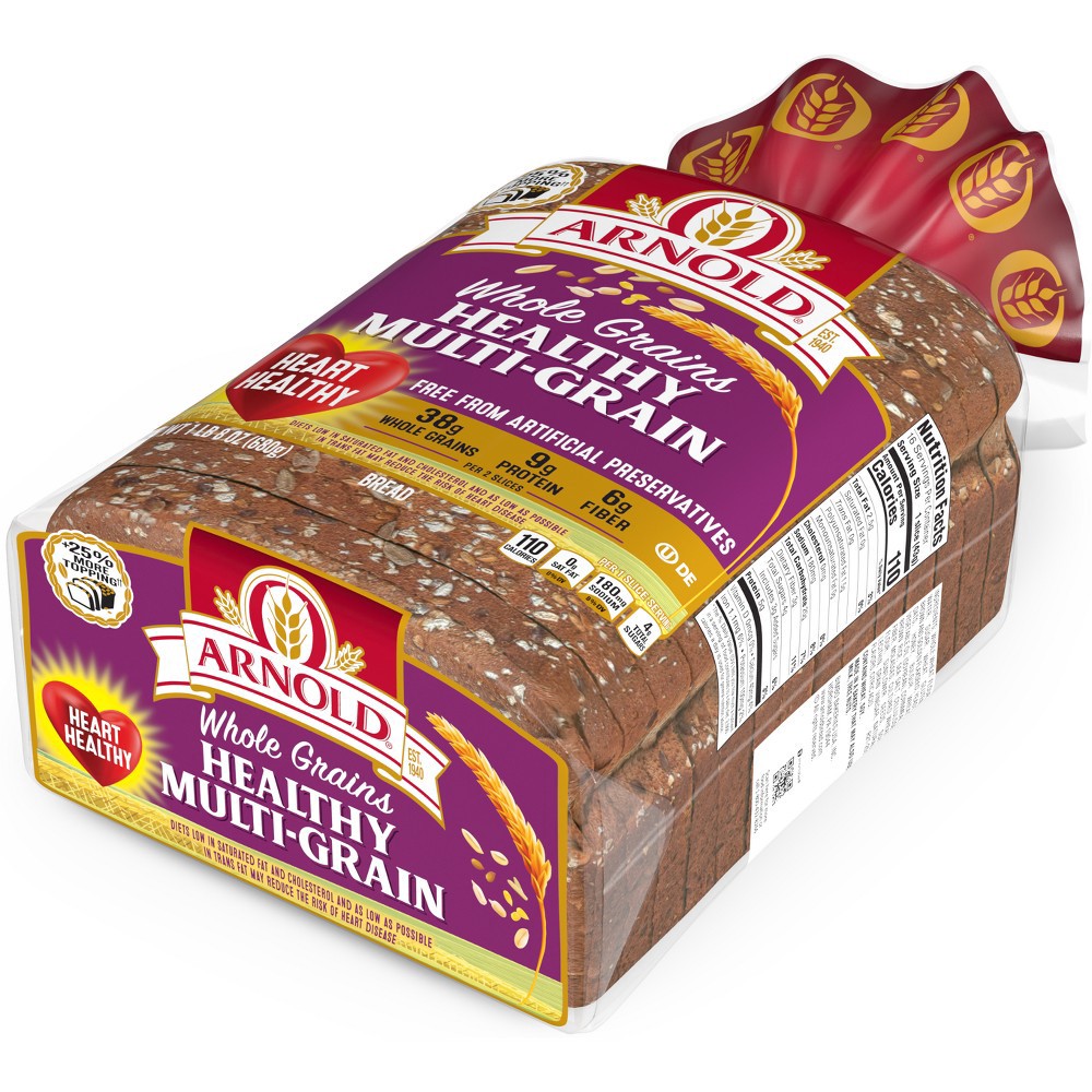 Arnold Whole Grains Healthy Multigrain Bread 24 Oz 24 Oz | Shipt