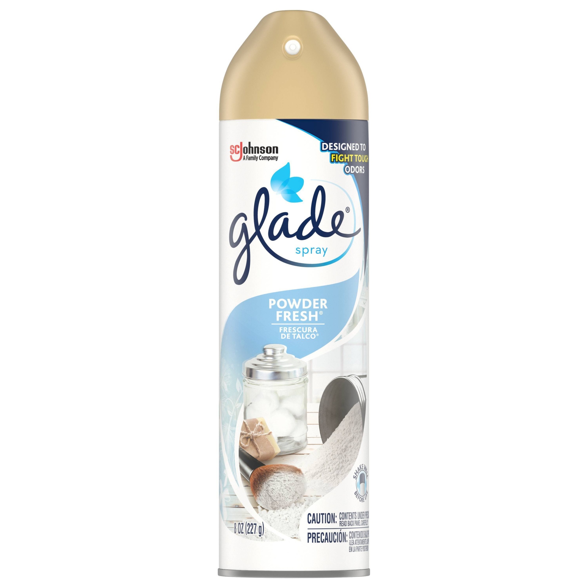 slide 1 of 4, Glade Powder Fresh Aerosol, 8 oz