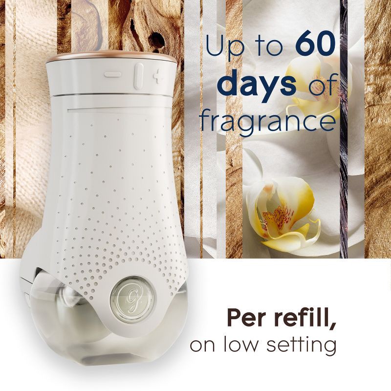 slide 10 of 15, Glade Air Freshener Plug Ins Scented Oil Diffuser Refills - Sheer Vanilla Embrace - 1.34 fl oz/2pk, 2 ct; 1.34 fl oz