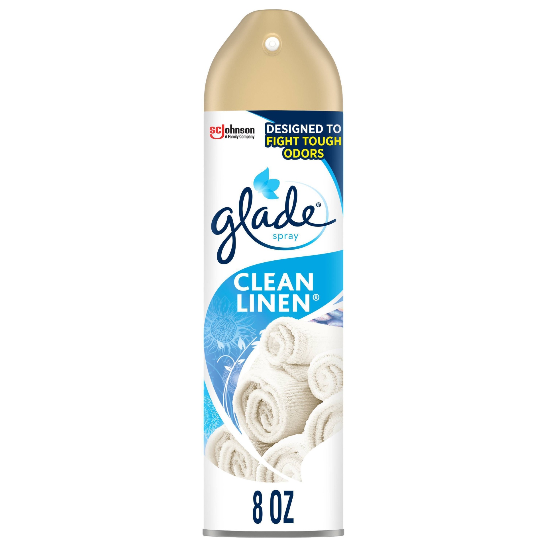 slide 1 of 5, Glade Aerosol Room Spray Air Freshener Clean Linen - 8oz, 8 oz