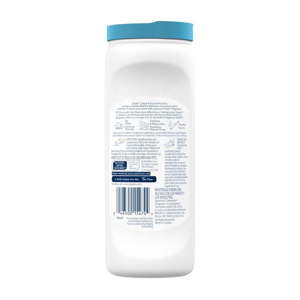 slide 5 of 5, Glade Carpet & Room Refresher Clean Linen - 32oz, 32 oz