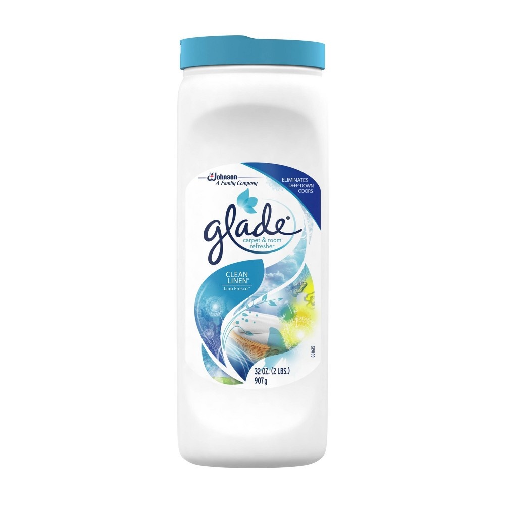 slide 4 of 5, Glade Carpet & Room Refresher Clean Linen - 32oz, 32 oz