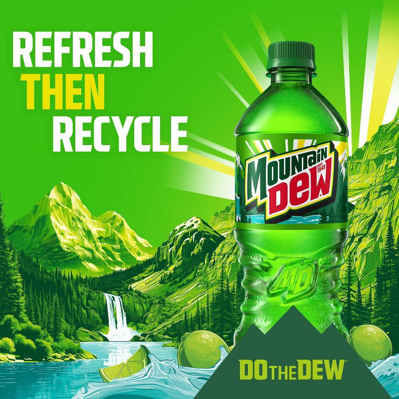 slide 6 of 6, Mtn Dew Mountain Dew Citrus Soda - 20 fl oz Bottle, 20 fl oz