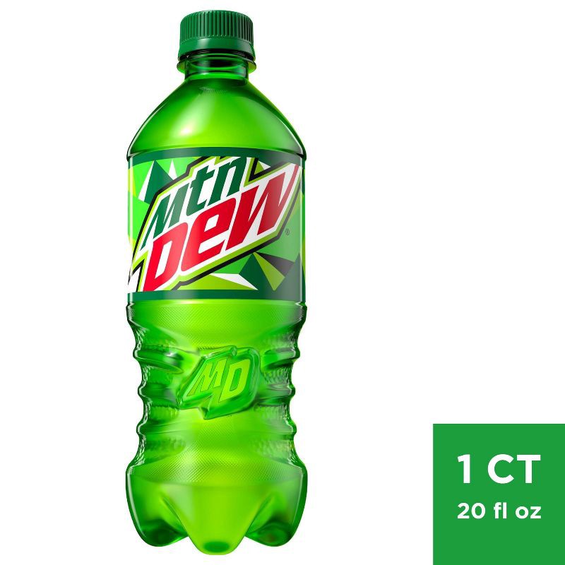 slide 1 of 4, Mtn Dew Mountain Dew Citrus Soda - 20 fl oz Bottle, 20 fl oz