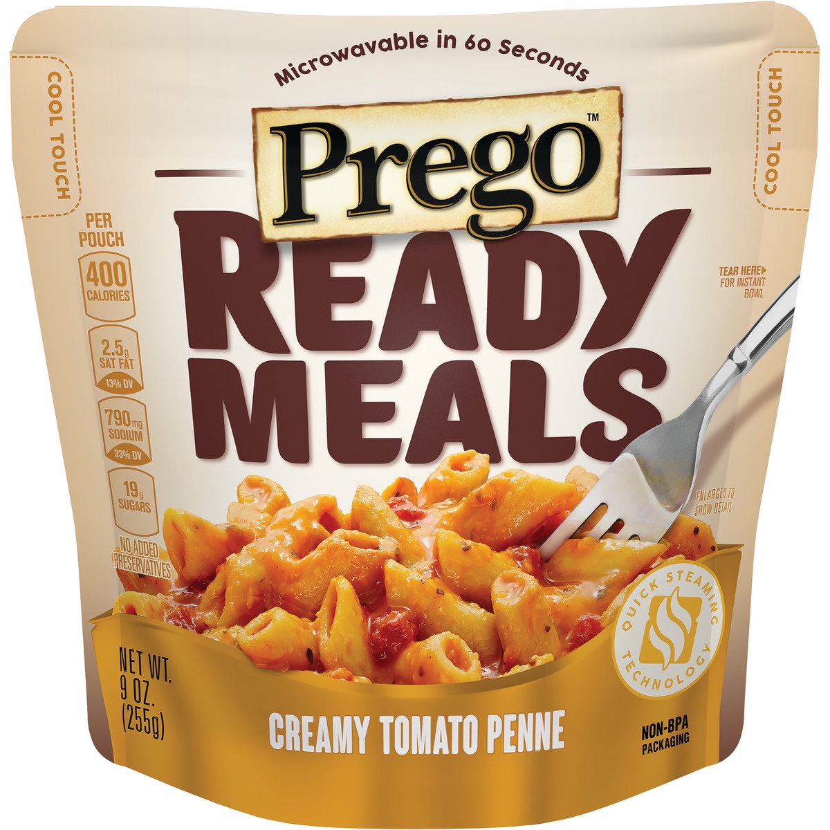 slide 1 of 1, Prego Ready Meals Creamy Tomato Penne, 9 oz