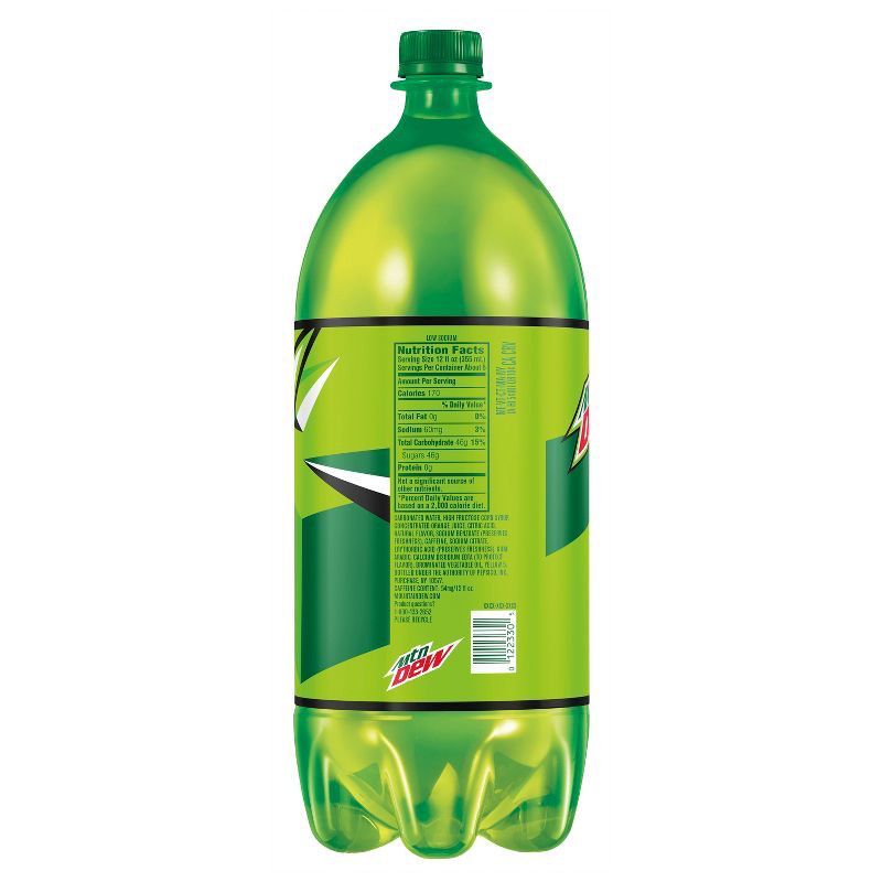 slide 3 of 3, Mtn Dew Mountain Dew Citrus Flavored Soda - 2L Bottle, 2 liter