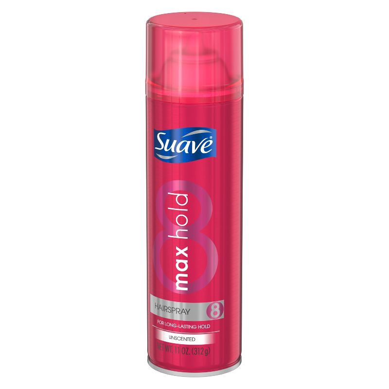 slide 4 of 5, Suave Max Hold Unscented Hairspray - 11oz, 11 oz