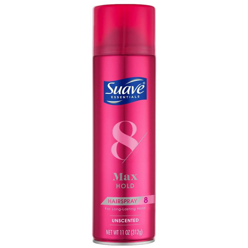 slide 1 of 5, Suave Max Hold Unscented Hairspray - 11oz, 11 oz