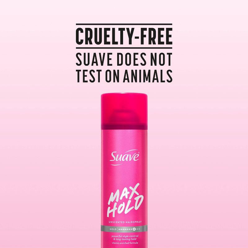 slide 8 of 9, Suave Max Hold Unscented Hairspray - 11oz, 11 oz