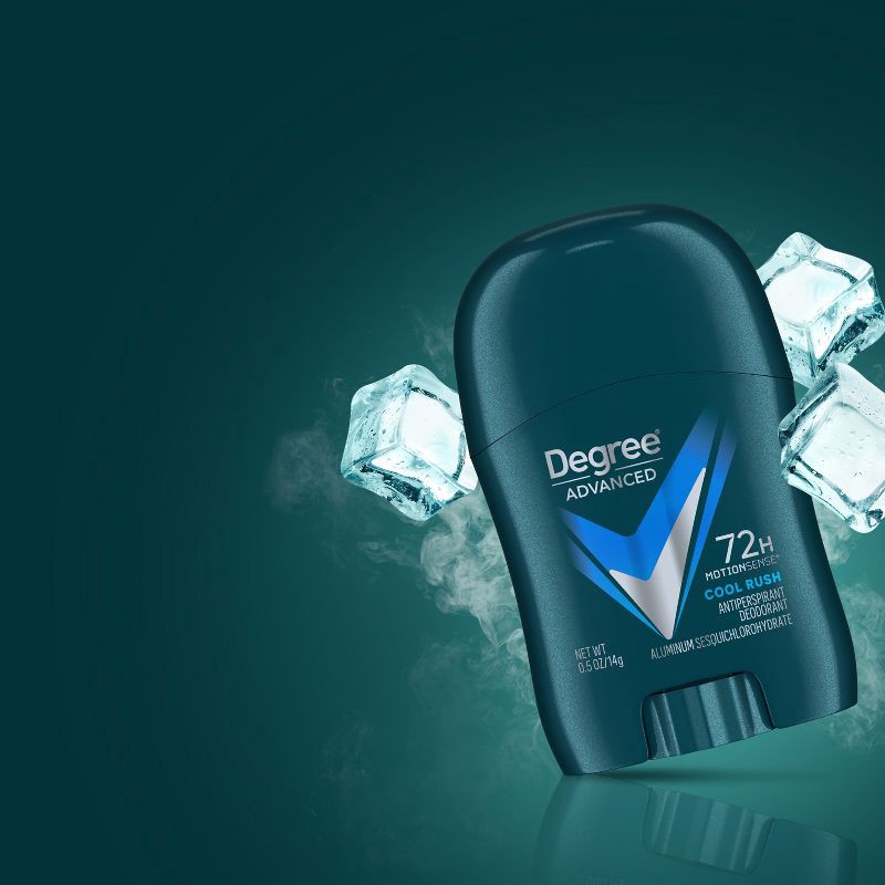 slide 2 of 8, Degree Men Cool Rush 72-Hour Antiperspirant & Deodorant Stick - Travel Size - 0.5oz, 0.5 oz