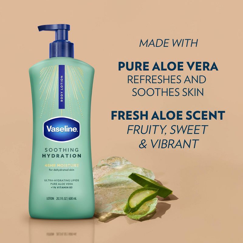 slide 4 of 14, Vaseline Intensive Care Moisturizing Ceramide Body Lotion with Aloe Vera Soothing Hydration, 1 ct