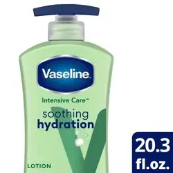 Vaseline Intensive Care Soothing Hydration Moisture Pump Body Lotion Scented - 20.3 fl oz