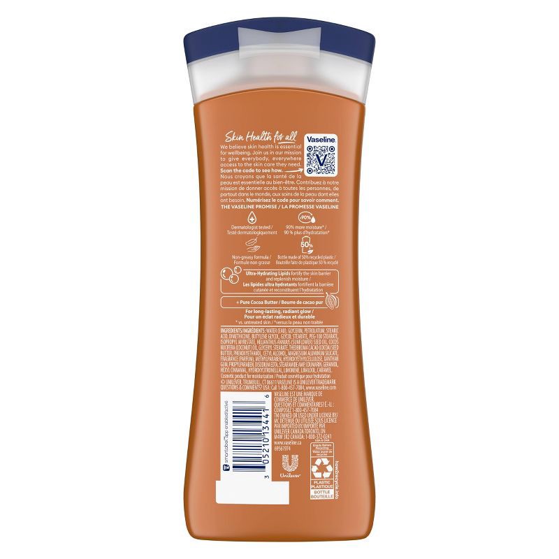 slide 3 of 8, Vaseline Intensive Care Moisturizing Body Lotion with Cocoa Butter Cocoa Radiant - 10 fl oz, 10 fl oz