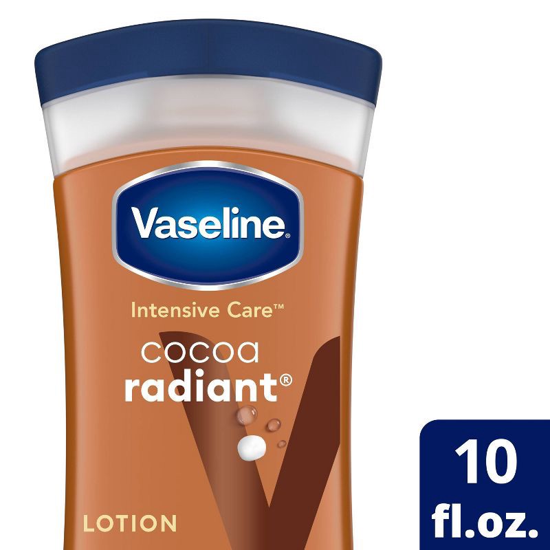 slide 1 of 8, Vaseline Intensive Care Moisturizing Body Lotion with Cocoa Butter Cocoa Radiant - 10 fl oz, 10 fl oz