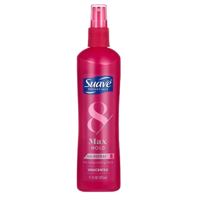 slide 1 of 5, Suave Max Hold Unscented Non Aerosol Hairspray - 11 fl oz, 11 fl oz