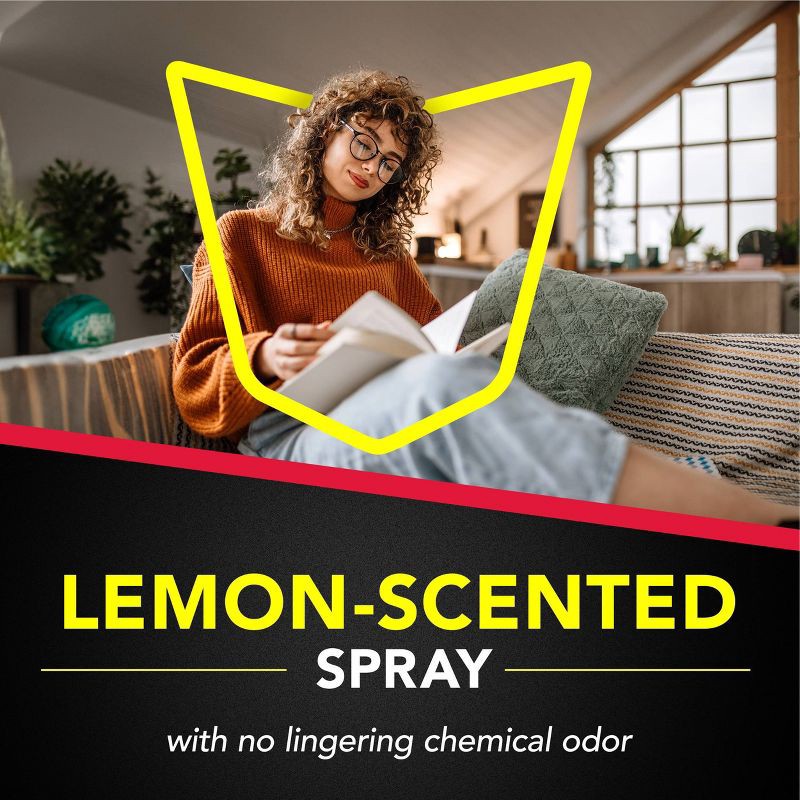 slide 6 of 13, Raid Ant and Roach Killer Indoor Bug Spray - Lemon Scent - 17.5oz, 17.5 oz