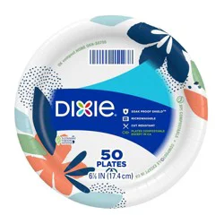 Dixie Everyday 6 7/8" Paper Plates - 50ct