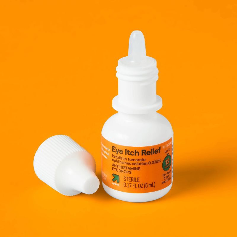 slide 2 of 9, Eye Itch Relief Drops - 0.17 fl oz - up&up™, 0.17 fl oz