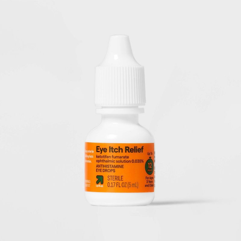 slide 4 of 9, Eye Itch Relief Drops - 0.17 fl oz - up&up™, 0.17 fl oz