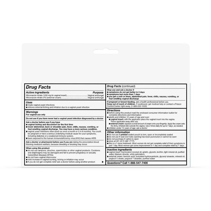 slide 2 of 7, Miconazole Vaginal Antifungal Cream - 1 day Treatment - 0.32oz - up&up™, 0.32 oz