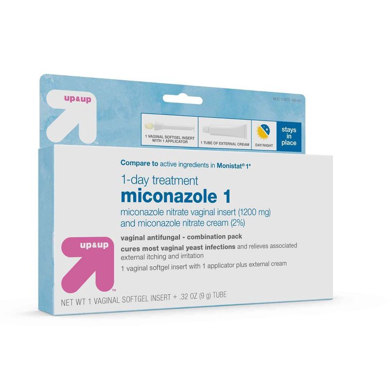 slide 7 of 7, Miconazole Vaginal Antifungal Cream - 1 day Treatment - 0.32oz - up & up, 0.32 oz