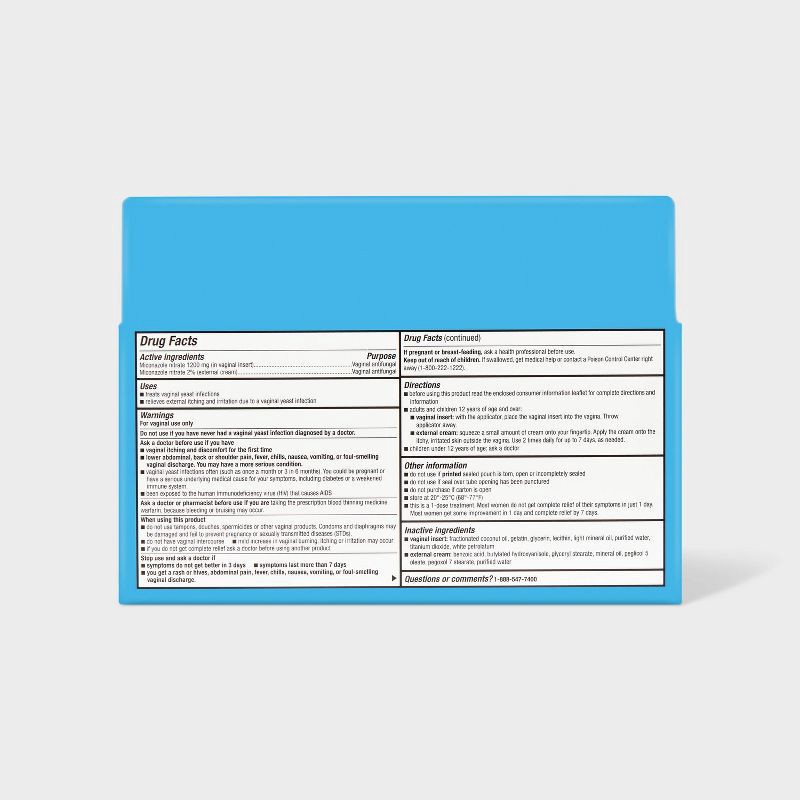 slide 4 of 7, Miconazole Vaginal Antifungal Cream - 1 day Treatment - 0.32oz - up&up™, 0.32 oz