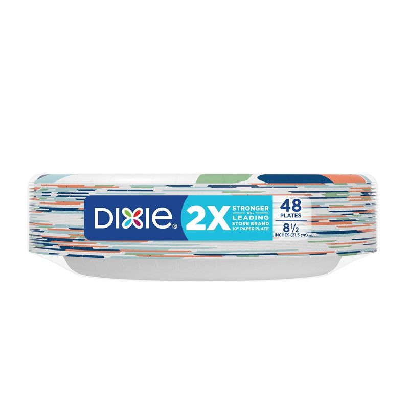 slide 8 of 9, Dixie Everyday 8.5" Paper Plates - 48ct, 1 ct