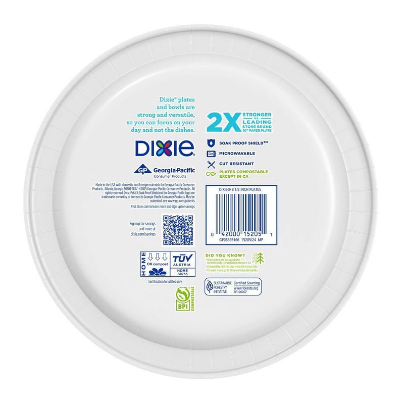 slide 7 of 9, Dixie Everyday 8.5" Paper Plates, 1 ct