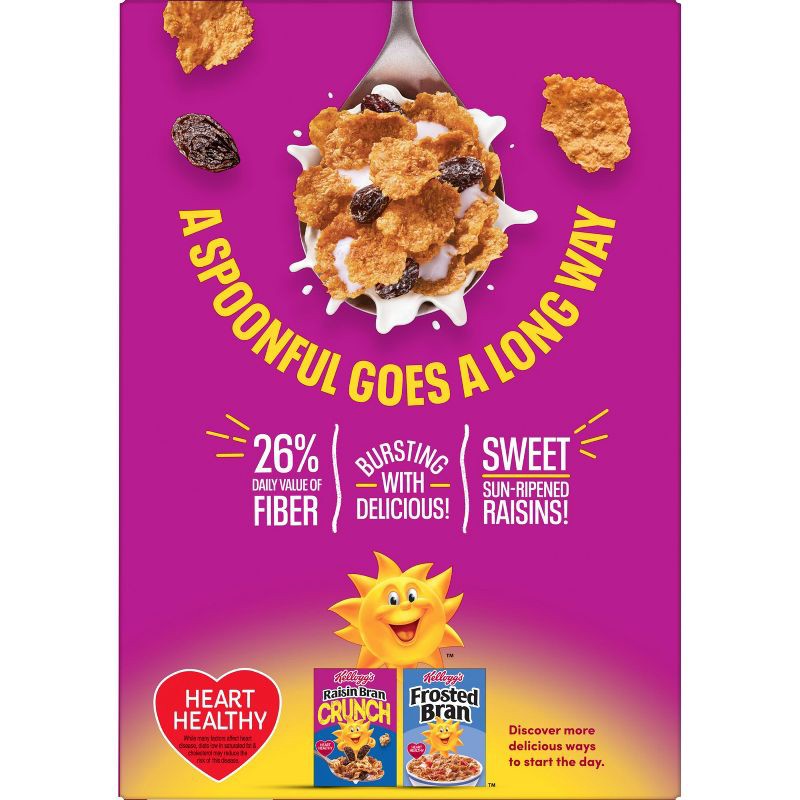 slide 14 of 18, Kellogg's Raisin Bran Breakfast Cereal - 16.1oz, 16.1 oz