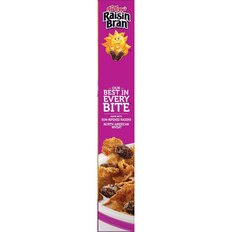 slide 6 of 18, Kellogg's Raisin Bran Breakfast Cereal - 16.1oz, 16.1 oz