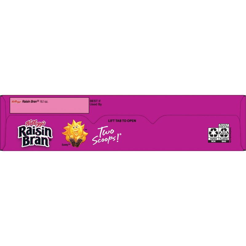 slide 8 of 18, Kellogg's Raisin Bran Breakfast Cereal - 16.1oz, 16.1 oz