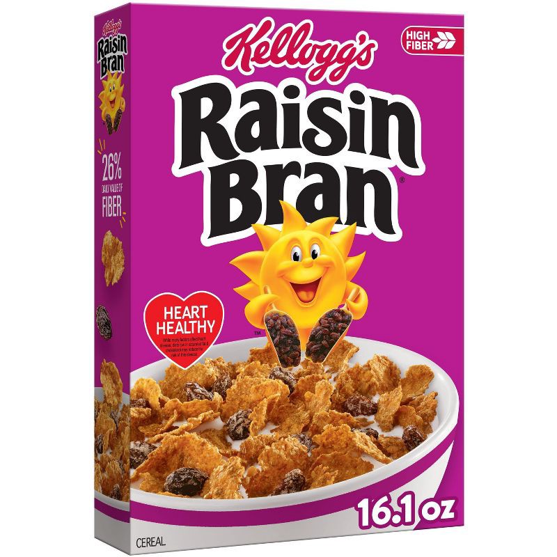 slide 1 of 18, Kellogg's Raisin Bran Breakfast Cereal - 16.1oz, 16.1 oz